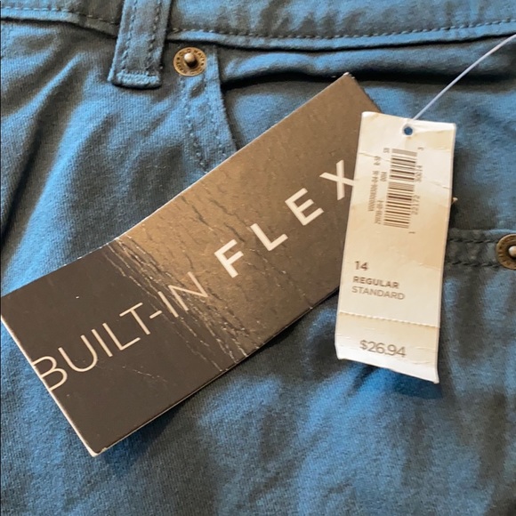 Old Navy blue 5 pocket stretch pants - Picture 3 of 4